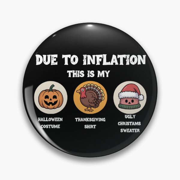 Aperçu de l'œuvre En raison de l'inflation, voici mon costume d'Halloween, Thanksgiving, Noël, citrouille créée et vendue par NightWisdom.
