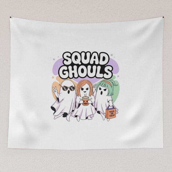 Item preview, Squad Ghouls – Funny Spooky Friends Design designed and sold by Rank Sol.