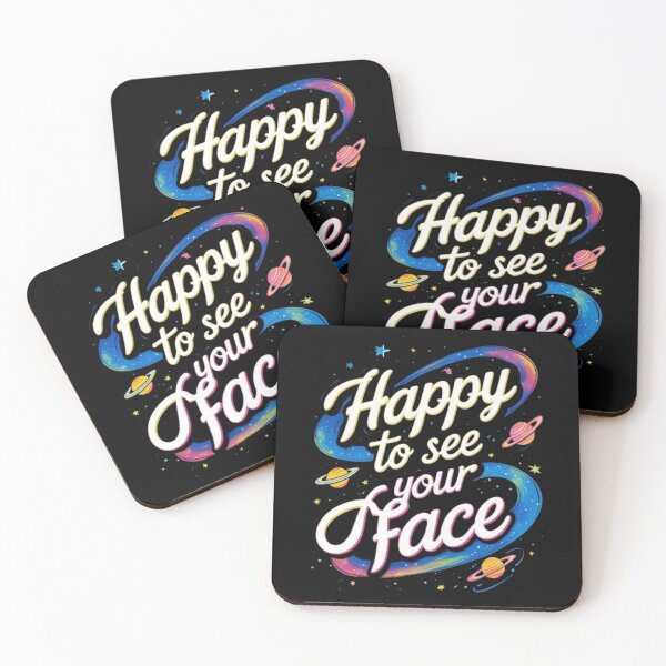 Item preview, Happy to See Your Face Gift Design designed and sold by Lazy Planet.