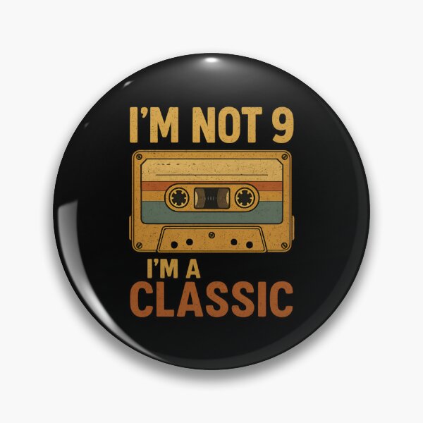 Item preview, I'm not 9, I'm a Classic 9th Birthday designed and sold by Blok45.
