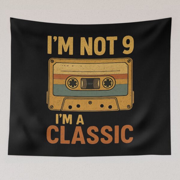 Item preview, I'm not 9, I'm a Classic 9th Birthday designed and sold by Blok45.