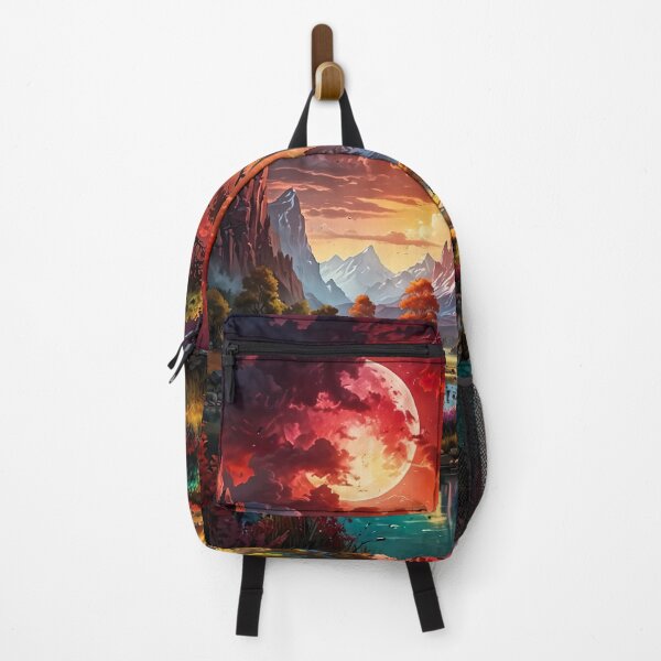 Item preview, Blood moon over the magical valley designed and sold by PixelParadies.