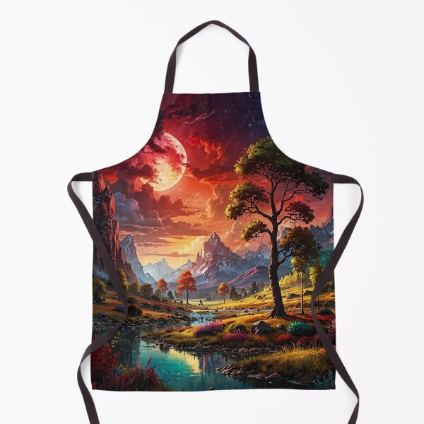 Item preview, Blood moon over the magical valley designed and sold by PixelParadies.