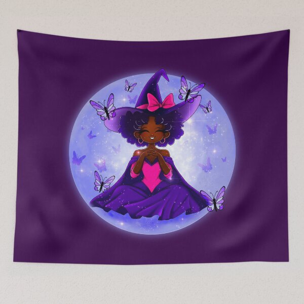 Item preview, Butterfly Moon Witch designed and sold by Art by Morgan Campillo.