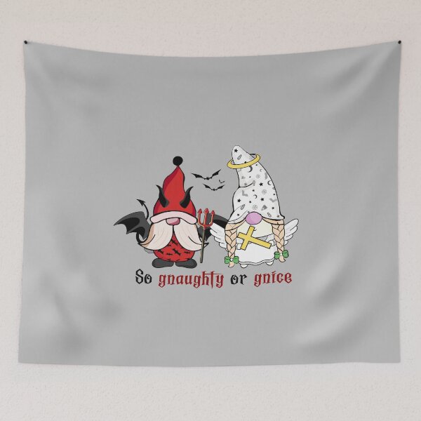 Item preview, So gnaughty or gnice designed and sold by NettiesWallArt.