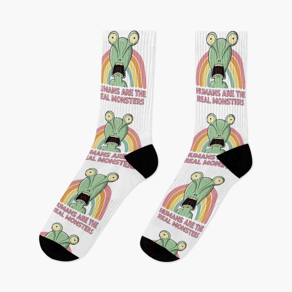 Item preview, Humans are the real monsters, horror, creepy, Funnyfits70, retro, vintage, meme, funny, humor designed and sold by FunnyFits70.