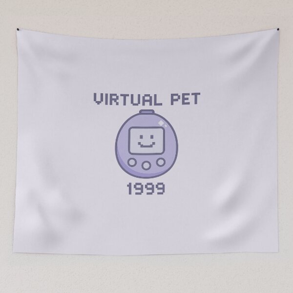 Item preview, Virtual Pet 1999 – Retro Pixel Egg Device Design designed and sold by Bratak.