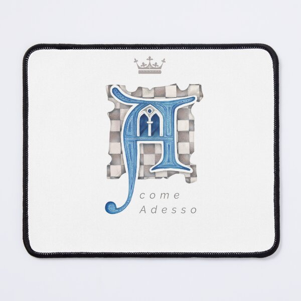 Item preview, A come Adesso-Lettera miniata con corona designed and sold by ArcanaAtelier.