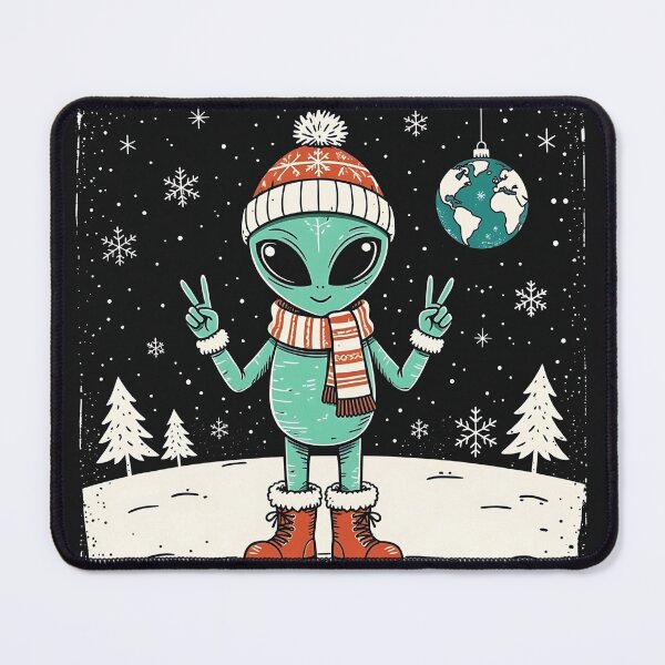 Item preview, Christmas Alien designed and sold by CreepyCornerArt.