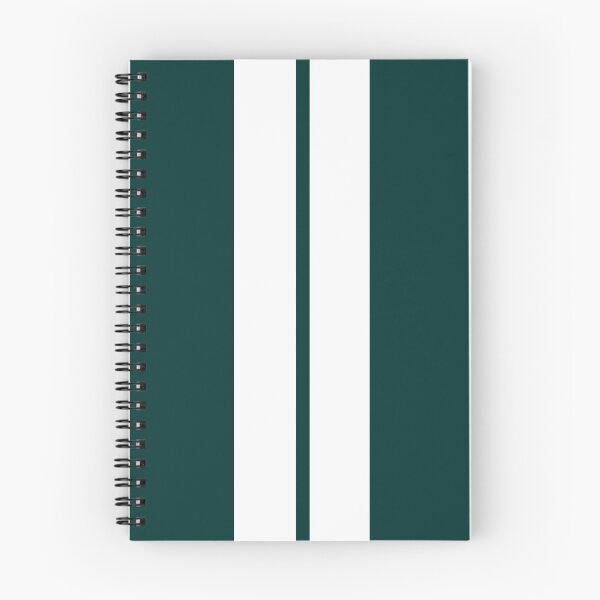 Item preview, Dual Racing Stripes White - Small Gap (Dark Teal Background) designed and sold by Racing Stripes Only.