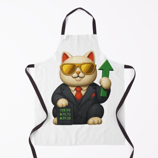 Item preview, "Stonks" Lucky Cat By Joey | Investment Fortune Booster Series designed and sold by Lucky Cat By Joey.