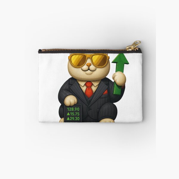Artikelvorschau, "Stonks" Glückskatze von Joey | Investment Fortune Booster Serie entworfen und verkauft von Lucky Cat By Joey.