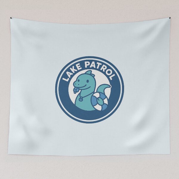 Item preview, Loch Ness Lifeguard – Lake Patrol Cute Nessie Design designed and sold by Bratak.