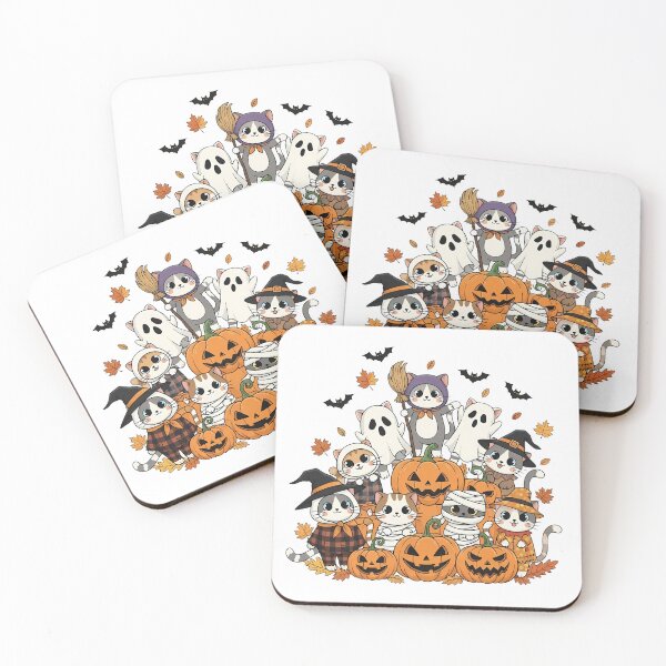 Item preview, Cute cate and Ghost gang, fall vibes, Trick or treat shirt, spooky vibes, pumpkin spice designed and sold by DekoDesignsHub.