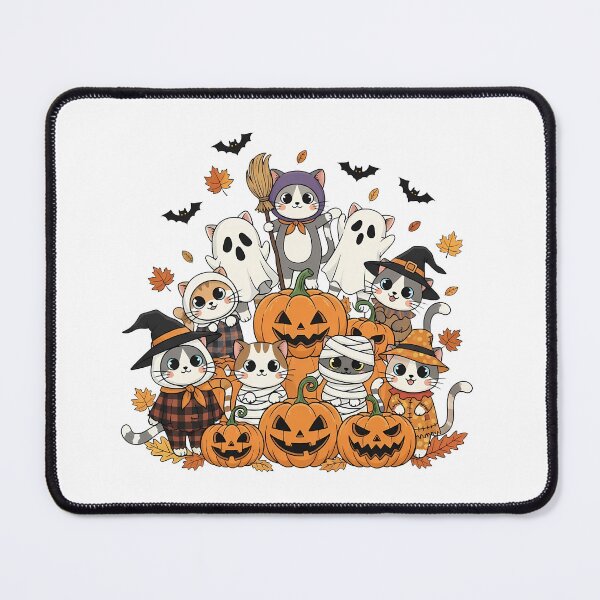 Item preview, Cute cate and Ghost gang, fall vibes, Trick or treat shirt, spooky vibes, pumpkin spice designed and sold by DekoDesignsHub.
