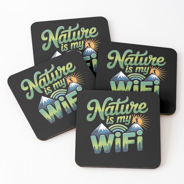 Item preview, Nature is my wifi - Outdoor adventure is back - My outdoor adventure - Outdoor adventure wanted - Let's outdoor adventure - Outdoor adventure this is it  designed and sold by JansenGS.