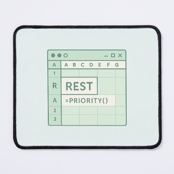 Item preview, Soft-Life Spreadsheet – Rest Is Priority Design designed and sold by Bratak.