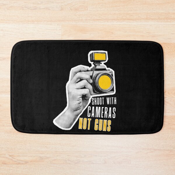 Item preview, Shoot With Cameras Sticker, No Guns, Guns, Protest, Vinyl Stickers, Anti War, Marxist, Anti Capitalism, Resist designed and sold by HotaruArt.