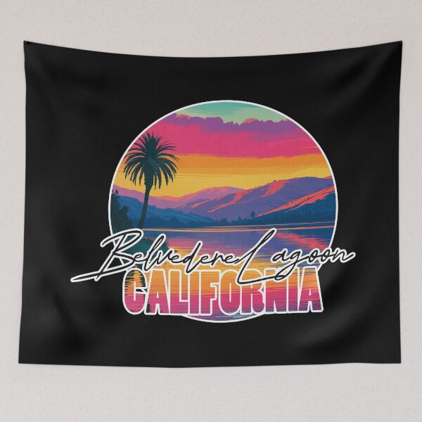 Item preview, Belvedere Lagoon, Marin County, California, Lake sunset designed and sold by Wanderful-roads.