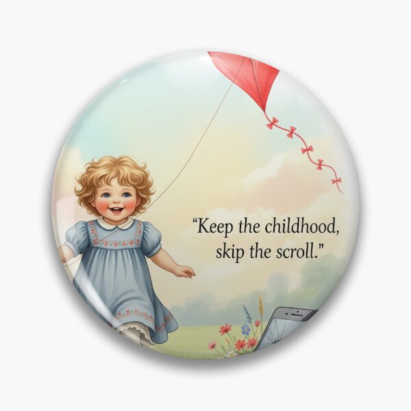 Item preview, Keep the Childhood – Victorian Anti-Screen Digital Safety Poster designed and sold by MAGICKEY2024.