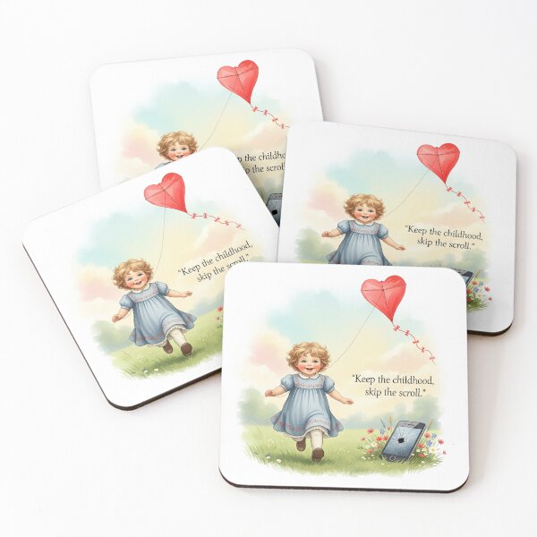 Item preview, Keep the Childhood – Victorian Anti-Screen Digital Safety Poster designed and sold by MAGICKEY2024.