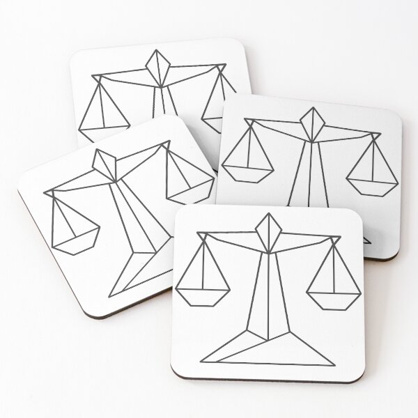 Item preview, Origami Libra Scales Geometric Art designed and sold by haitrieuic96.