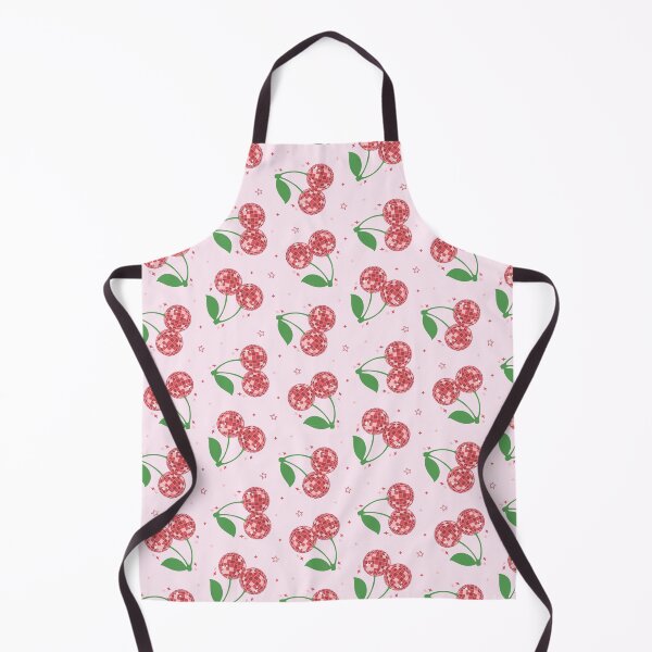 Item preview, Disco Ball Cherries – Kawaii Party Fruit Pattern designed and sold by smeraldosecrets.