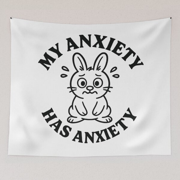 Item preview, High-Resolution Cartoon Anxiety Logo Design designed and sold by Rafè85.