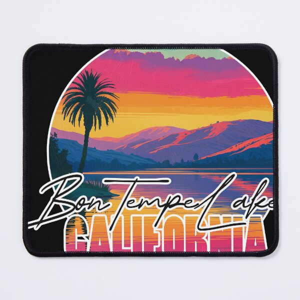 Item preview, Bon Tempe Lake, Marin County, California, Lake sunset designed and sold by Wanderful-roads.