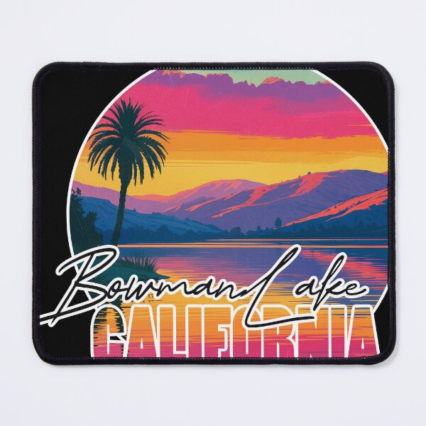 Item preview, Bowman Lake, Nevada County, California, Lake sunset designed and sold by Wanderful-roads.