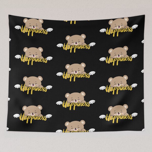 Item preview, Happiness Bear Cute Design designed and sold by WarriorsArmour.