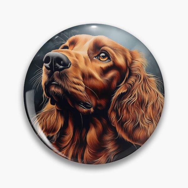 Item preview, Irish Setter Portrait in Autumn Leaves designed and sold by PetsArt.
