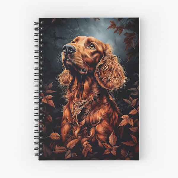 Item preview, Irish Setter Portrait in Autumn Leaves designed and sold by PetsArt.