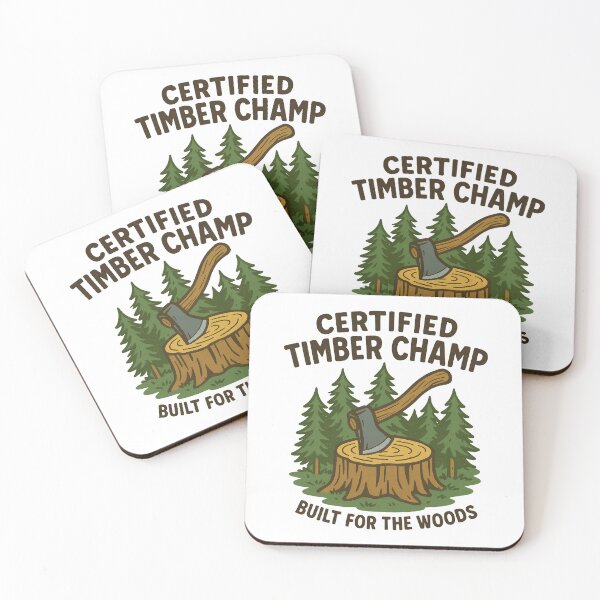 Item preview, Certified Timber Champ – Funny Lumberjack Forest Design designed and sold by inkoutninja.