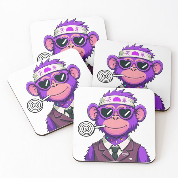 Item preview, Mono Violeta Feliz designed and sold by Adelina Games.