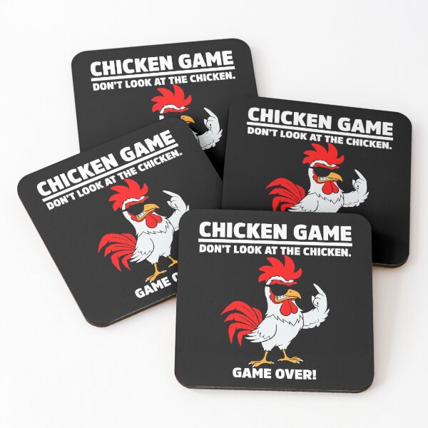 Item preview, Chicken Game Don't Look at the chicken Humor Funny designed and sold by treasure-crafts.