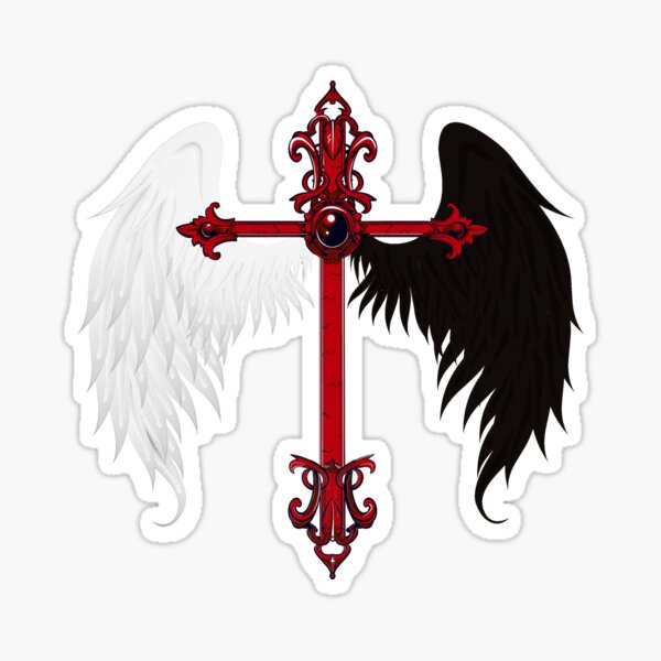 Artikel-Vorschau von Licht gegen Dunkelheit Kreuz, designt und verkauft von ClothingSimple.