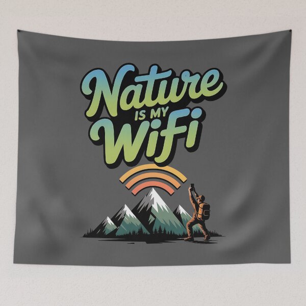 Item preview, Nature is my wifi - I love Outdoor adventure - The Outdoor adventure of your life - Outdoor adventure loves you - Its my Outdoor adventure - Outdoor adventure only designed and sold by JansenGS.