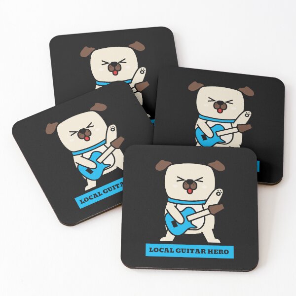 Item preview, Local Guitar Hero Dog – Funny Musician T-Shirt designed and sold by Hintotees.