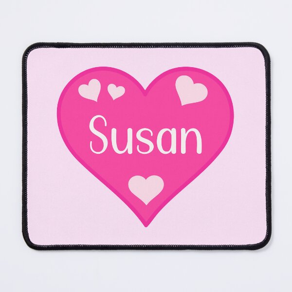 Item preview, Susan Name Pink Heart  designed and sold by Jeallan Designs.