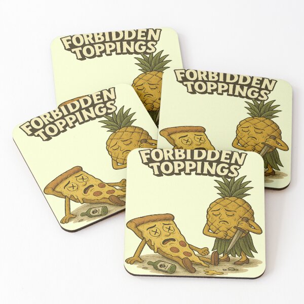Item preview, Forbidden Toppings: A Pizza and Pineapple Tragic Love designed and sold by NuvireDesigns.