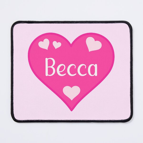 Item preview, Becca Name Pink Heart  designed and sold by Jeallan Designs.