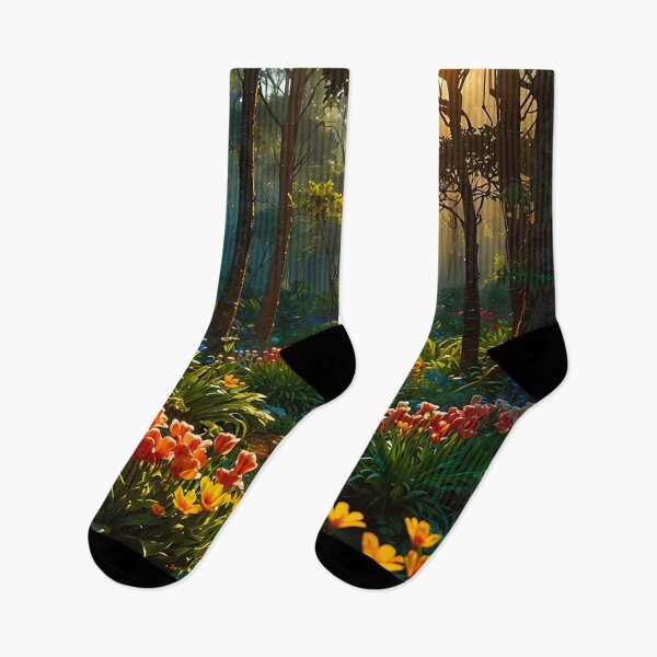 Item preview, Sunrise in the fairytale forest designed and sold by PixelParadies.