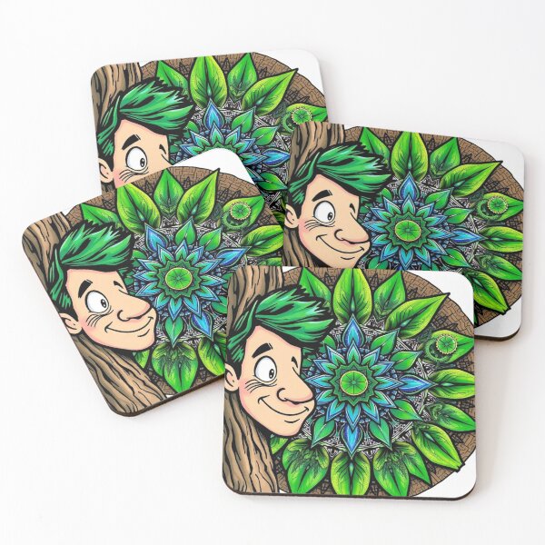 Artikelvorschau, Wunderlicher Öko-Mandala-Vorschau - Naturharmonie-Kunst entworfen und verkauft von InkspiredCreation.