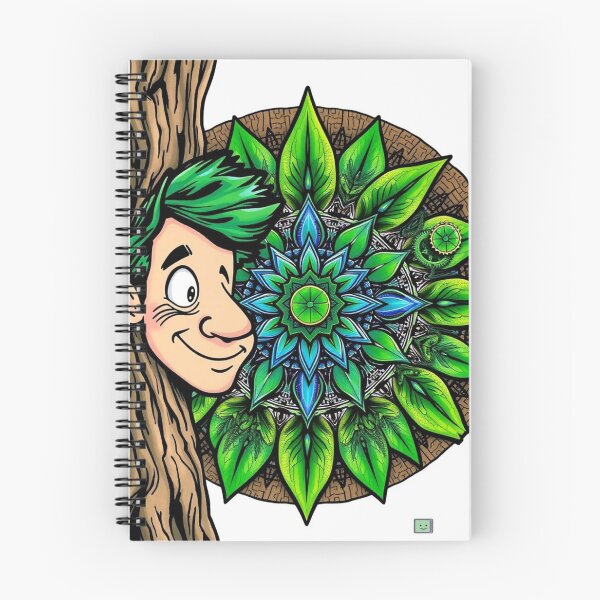 Item preview, Whimsical Eco Mandala Peek - Nature's Harmony Art  designed and sold by InkspiredCreation.