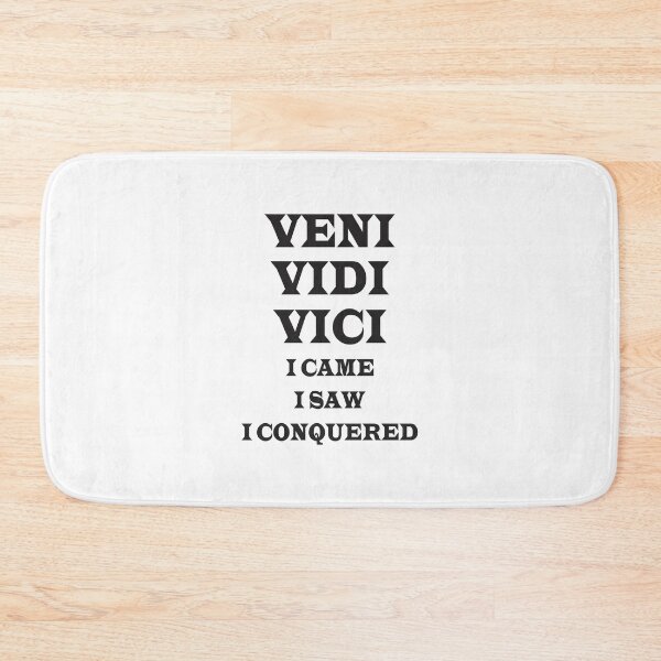 Item preview, Veni Vidi Vici- I Came I Saw I Conquered - Julius Caeser Quote 2 designed and sold by Vector-Artist.