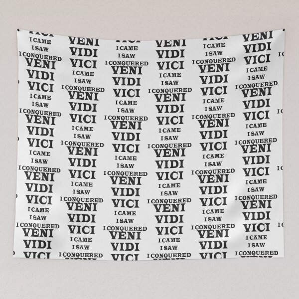 Item preview, Veni Vidi Vici- I Came I Saw I Conquered - Julius Caeser Quote 2 designed and sold by Vector-Artist.
