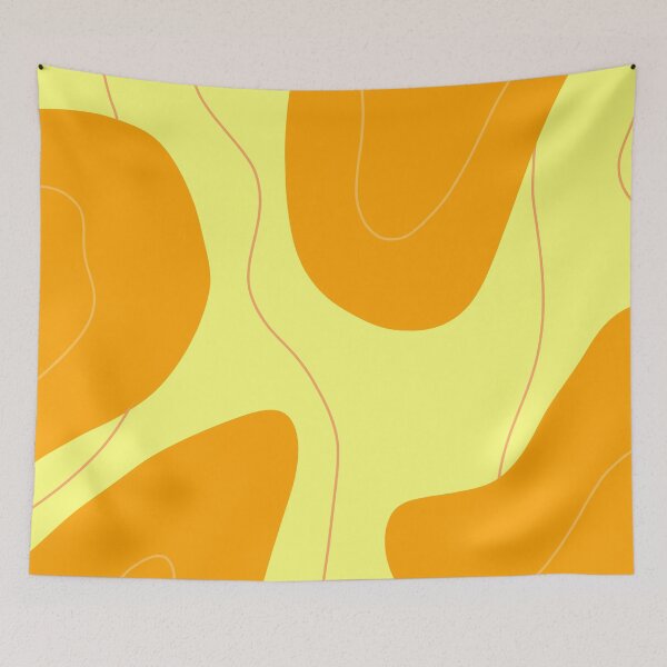 Item preview, Modern abstract yellow digital art designed and sold by TAbstractDesign.
