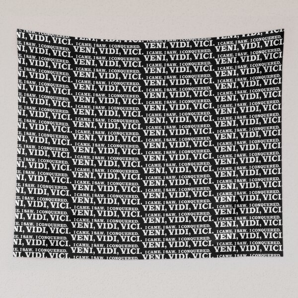 Item preview, Veni Vidi Vici- I Came I Saw I Conquered - Julius Caeser Quote 3 designed and sold by Vector-Artist.