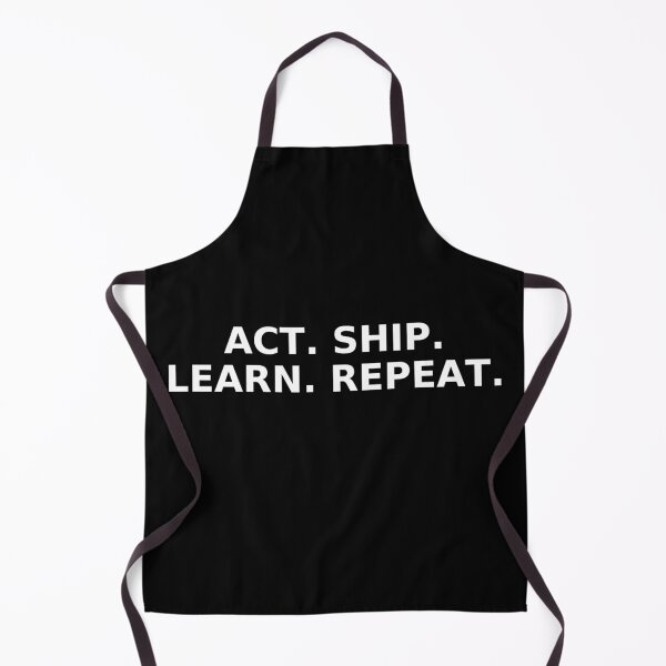 Item preview, Act Ship Learn Repeat – Startup Hustle Motivation designed and sold by ArtByAnitaSecember.
